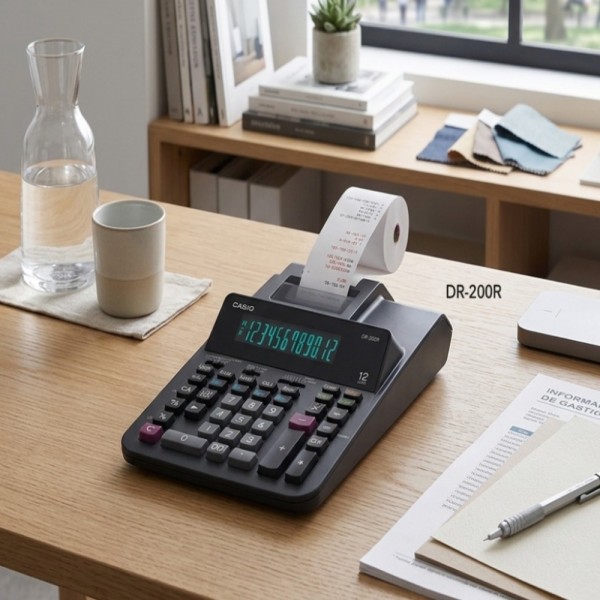 DR-200R-BK Αριθμομηχανή CASIO