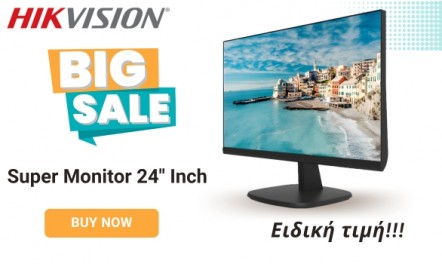 HIKVISION οθόνη 24'' σε Super τιμή!!! HIKVISION οθόνη 24'' σε Super τιμή!!!