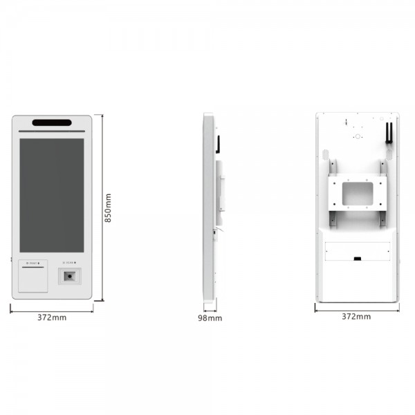 GT270 27” WALLMOUNT KIOSK i3 12GEN