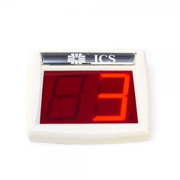 VD1 Customer Monitor white with 2 digits for que management system