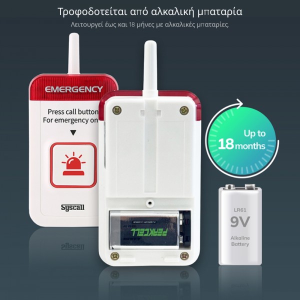 ST-700N Συσκευή κλήσης ειδοποίησης