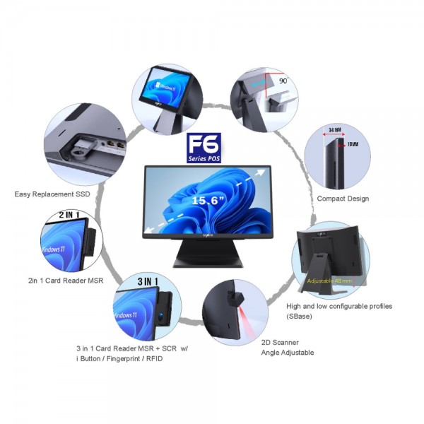 ICS Senor F6PE Touch POS