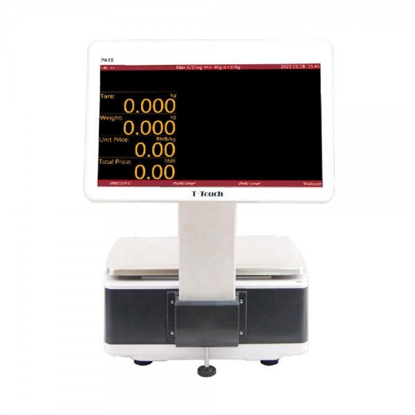 PA-15 Label Scale with printer